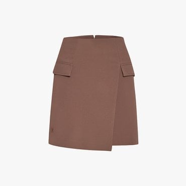 페어라이어 슬림 A라인 스커트 (베이지)