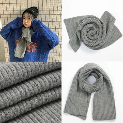 위쉬몰 DT 데일리골지니트목도리(C418H101) 그레이(1)