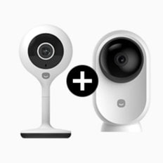 [1+1] 스마트 CCTV 홈카메라 고정형 홈캠 &300만화소  egg pro