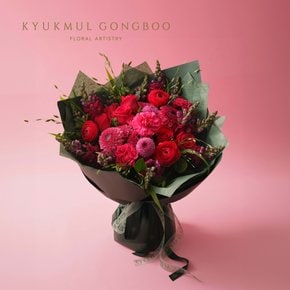 [조선호텔앤리조트] 격물공부 레드와인 꽃다발