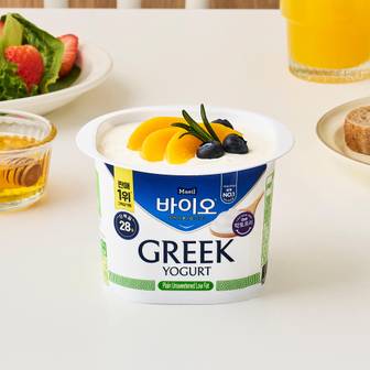 매일 바이오 락토프리 그릭요거트 무가당 플레인 저지방 대용량 400g 3개_냉장