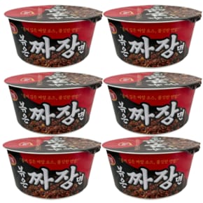 볶은 짜장면 컵 107g 6개
