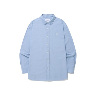 커버낫 피그먼트 옥스포드 셔츠 라이트 블루 CO2401SH01LB