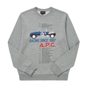 COFAX H27812 PLA HEATHERED GREY MACK 맥 레이싱 카 남성 맨투맨