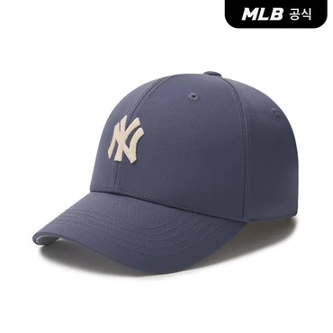 MLB [코리아공식]프리미엄 베이직 스몰로고 스트럭쳐 볼캡 NY (D.Grey)