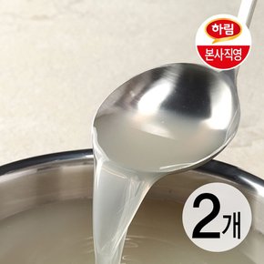 [본사직영] 하림 순수한 맑은닭육수 1000ml 2개