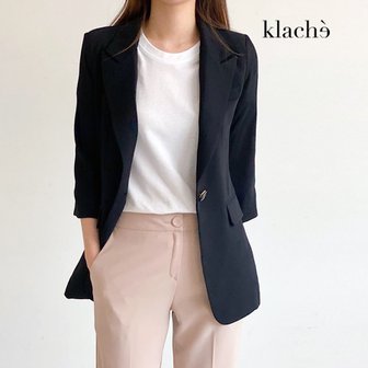 KLACHE 클라셰 (77까지)베이직카라하프자켓_B4S0008