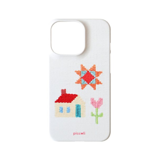 작은 집과 튤립