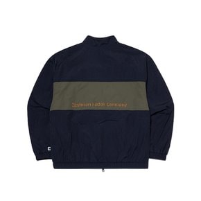 [공식]컬러블럭 마이크로플리스 안감형 자켓 NAVY