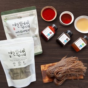 [소스선택증정] 메밀밭에가시리 제주 메밀면 350g 1개 (진메밀면/납작면 택1)