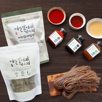 제철진미 [소스선택증정] 메밀밭에가시리 제주 메밀면 350g 1개 (진메밀면/납작면 택1)