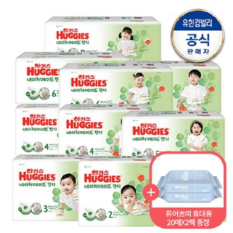 하기스 [1박스]하기스 2024 네이처메이드 팬티형 기저귀 2~7단계 택일+증 퓨...