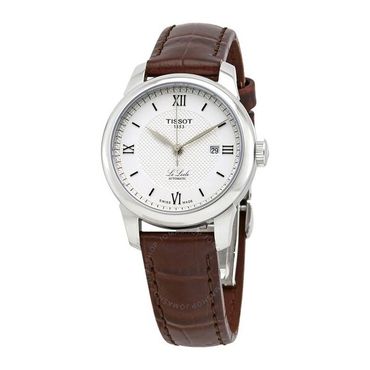 이스퀘어 4440071 Tissot Le Locle Automatic Silver Dial Ladies Watch