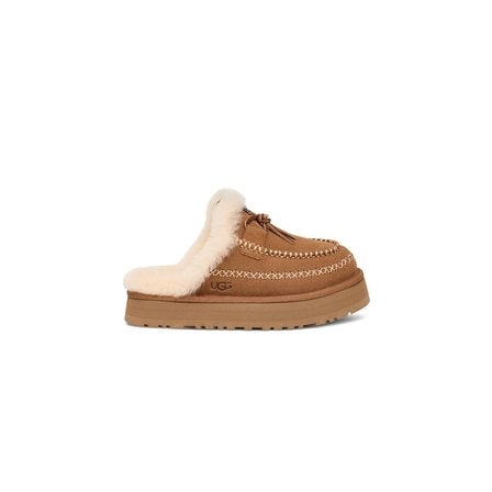 UGG [WOMEN] 양모 칼라 레더 스트링 슬리퍼 (디스케트 알파인) 1665303536000