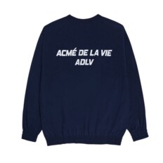 SPORTY LOGO WOVEN SHIRT NAVY 스포티로고