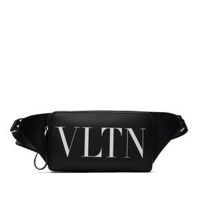 블랙 VLTN 가죽 벨트백 4Y2B0719WJW NERO/BIANCO