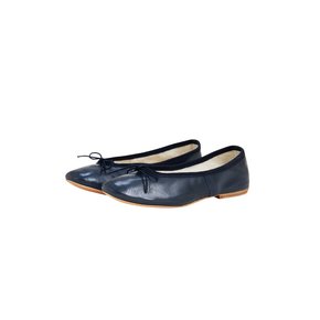 Porselli Leather Flat shoes_Navy