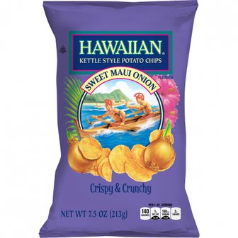  하와이안  케틀  스타일  크리스피&크런치  스위트  마우이  어니언  맛  포테이토  칩