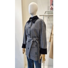 [여주점] [JJ 지고트] 여성 코듀로이 배색 포켓 퀼팅 재킷 GPBA0JKJ51