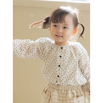 아림클로젯 안개 꽃다발 - 유아 플라워 가디건