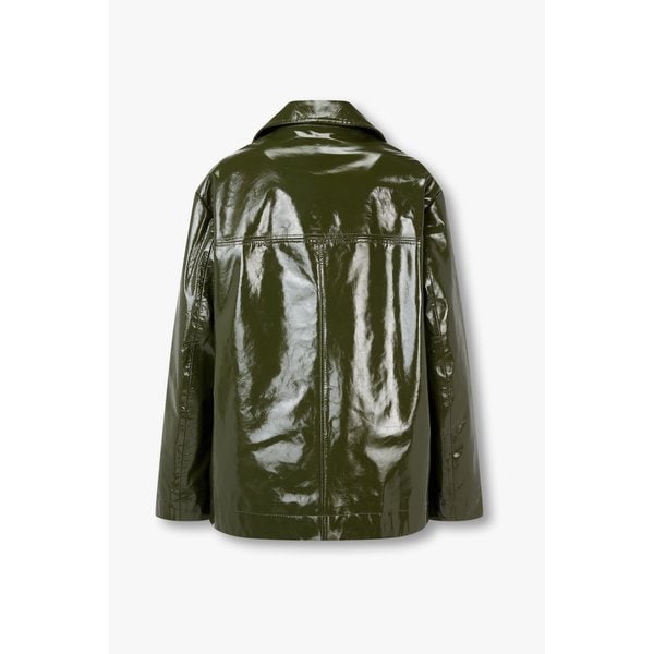 [PS PAUL SMITH] 여성 배색 스티치 레더 자켓 5745309001000