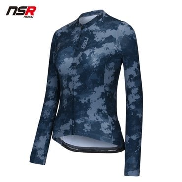 NSR 클럽 카모 긴팔 저지 여성 CLUB CAMO LS JERSEY WOMEN 자전거용 긴팔 져지