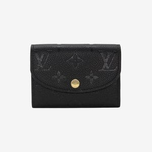 LOUIS VUITTON [국내/당일] 루이비통 로잘리 동전 카드지갑 앙프렝뜨 블랙 M81455