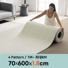 18T PVC 층간소음방지 롤매트 폭 70cm x 6m