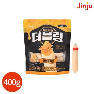 진주햄 진주 천하장사 더블링 콰트로치즈 400g (25g x 16개입)