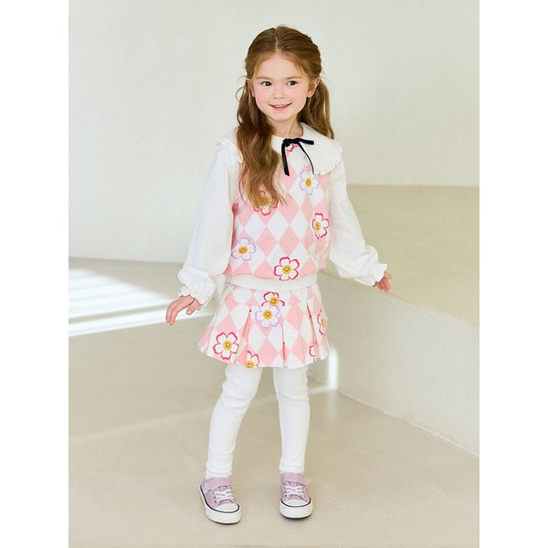 블라썸아가일스커트상하복