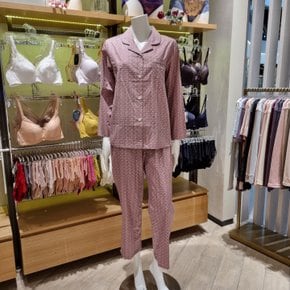 이월)최고가격250.000원 여성 남성 커플 파자마 잠옷 세트(VPA4273WVPA4273M)