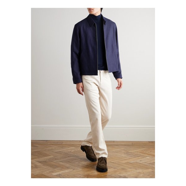 울 롤넥 스웨터 블루 46376663162941352