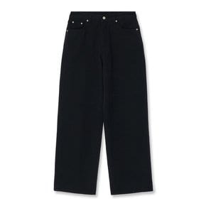 MICHIKO TWILL JEANS BLACK_UNISEX