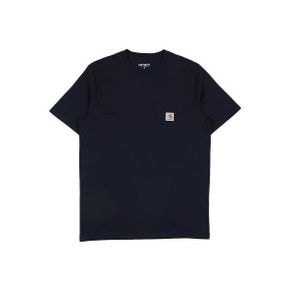 CARHARTT 칼하트 윕 체스트 포켓 반팔 네이비 I0304341C