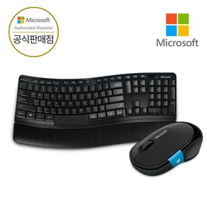 마이크로소프트 [ Microsoft 코리아 ] 마이크로소프트 스컬프트 컴포트 무선 데스크탑 무선키보드+마우스 세트