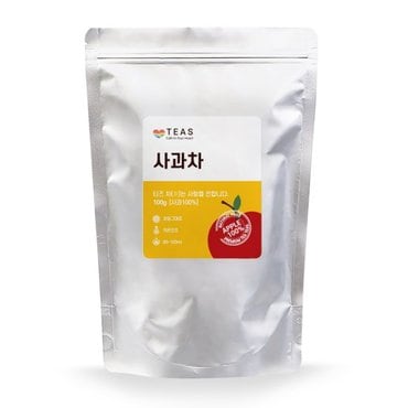 TEAS 사과칩 100g 사과차 과일칩