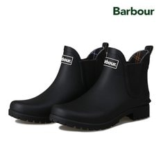 BARBOUR 윌튼 웰링턴 숏 첼시 여성 레인부츠 장화 LRF0066BK11