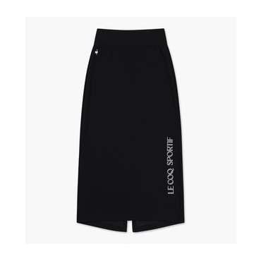 르꼬끄 [50% OFF] 여성 더블텐션 레귤러핏 스커트 / BLACK (QP122OSK11)