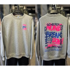 [시흥점] 프레임 브레이크 그래피티 세미오버핏 맨투맨(남여공용)/JGZZ22917GY