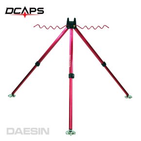 디캡스 삼각받침대 원투받침대 낚시거치대 오리발 레드거치용