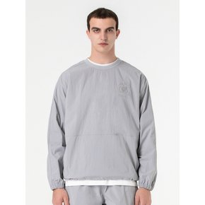 FC STRETCH NYLON WIND PULLOVER-GREY