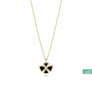 엠디루사 Inclover Onyx 인클로버 오닉스 목걸이 (NZDCNNO)