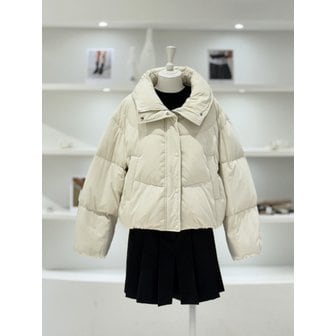 듀엘 [여주점] 여성 하이넥 구스다운 숏 점퍼 (L254PSG036)