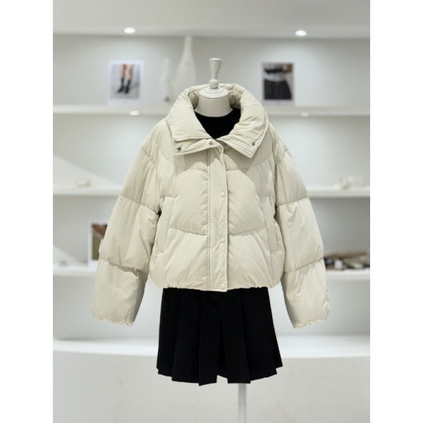 [여주점] 여성 하이넥 구스다운 숏 점퍼 (L254PSG036)