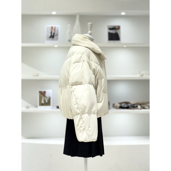 [여주점] 여성 하이넥 구스다운 숏 점퍼 (L254PSG036)