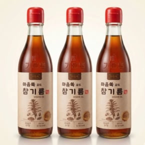 마음쏙 골드 참기름 350ml 3병