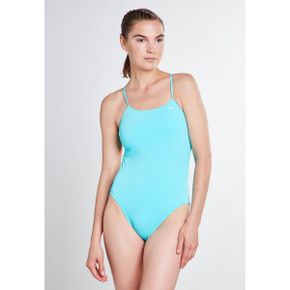 5057489 Nike CUT-OUT ONE PIECE - Swimsuit aurora green