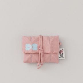 Lucky Pleats Knit Card Wallet My Melody Blossom Pink