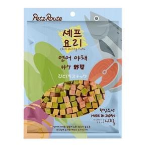 펫츠루트 셰프 말티즈간식 연어야채 400g (S9414164)