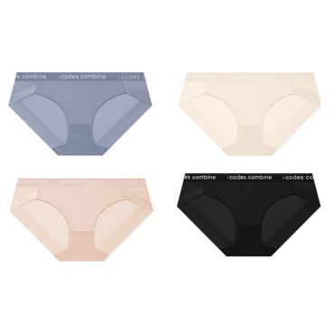 코데즈컴바인이너웨어 4종택1 여성팬티(CEWBP161SK,BK,CRM,BG)